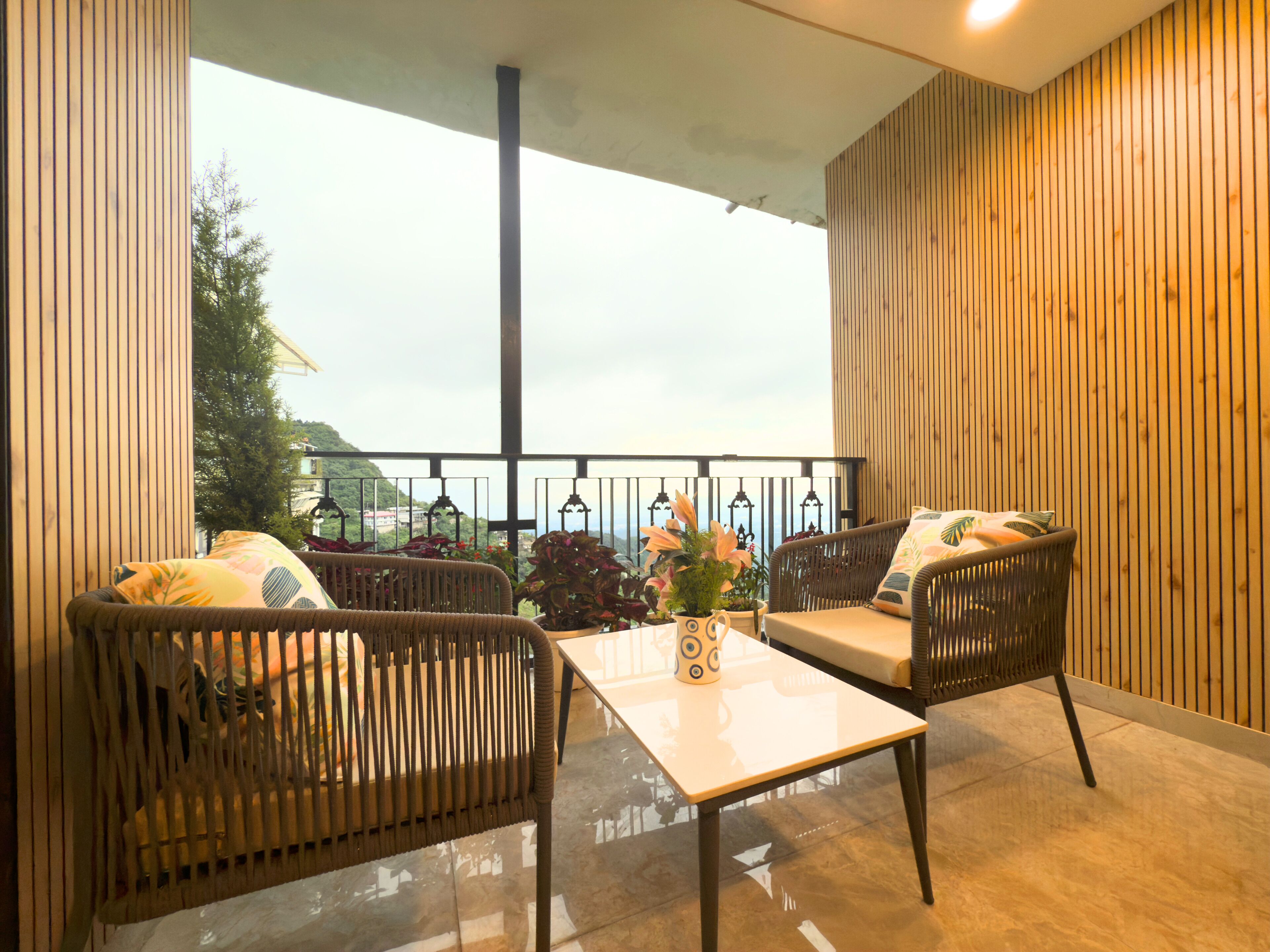Luxury-Zimmer, Balkon, Talblick | Balkon
