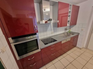 Microwave, oven, stovetop, dishwasher - Vacation apartment Böhm (Segnitz)