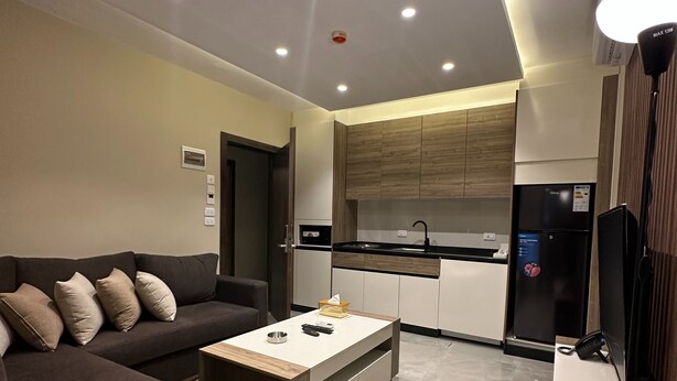 Leilighet, 1 soverom, tilgjengelighetstilpasset, røyk | Oppholdsrom