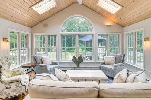 Pool, Gardens & Hot Tub: Luxe Sandy Hook Home!