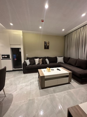 Appartement, 1 chambre, accessible aux personnes à mobilité réduite, fumeur | Salle de séjour