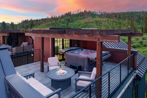 Terrace/patio - Blue Horizon Chalet 4 Bedroom Home (Winter Park)