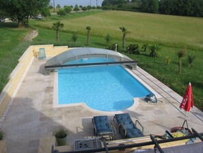 Pool - Farm cottage in Périgord (Sainte-Foy-de-Longas)