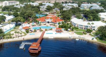 Charming Orlando resort with pools, outdoor fun, dining & recreation pavilion.