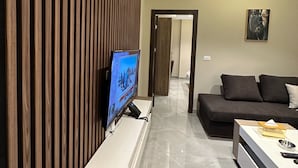 Apartment, 1 Bedroom, Accessible, Smoking | Living area - 203 Al-najeh JRE Apartments For Rent ave (Amman)