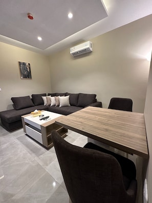 Apartment, 1 Bedroom, Accessible, Smoking | Living room - 203 Al-najeh JRE Apartments For Rent ave (Amman)