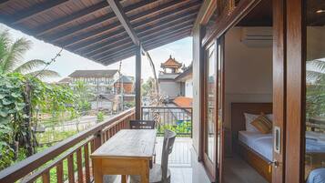 Superior Double Room, Balcony, Garden View | Terrace/patio