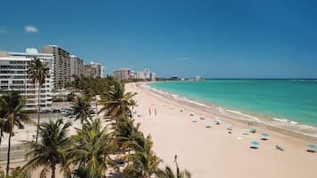 En la playa