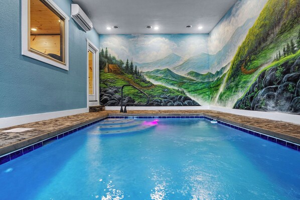 Una piscina climatizada