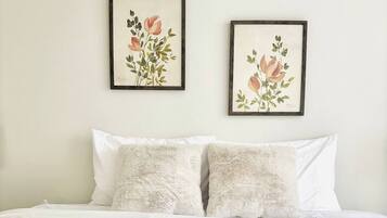 2 bedrooms, in-room safe, iron/ironing board, WiFi