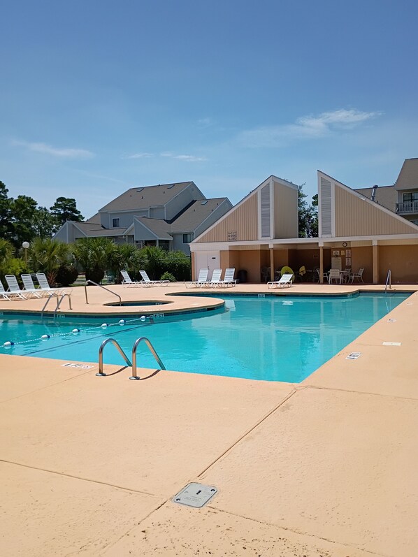 Indoor pool, outdoor pool