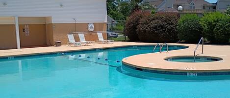 Indoor pool, outdoor pool
