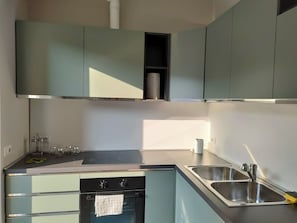 Mikrovågsugn, ugn, spishäll och diskmaskin