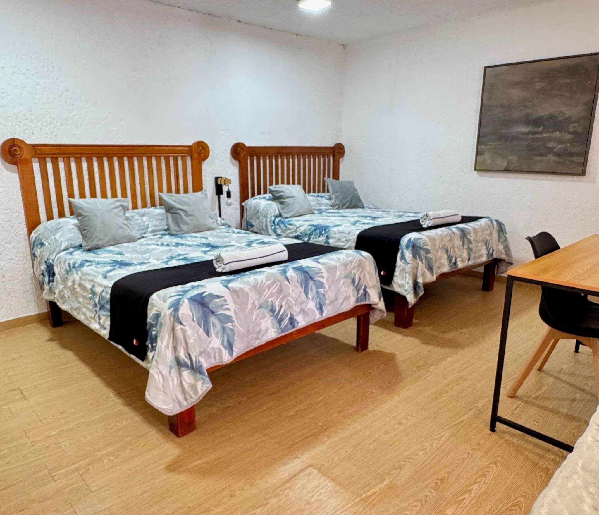 Free WiFi, bed sheets