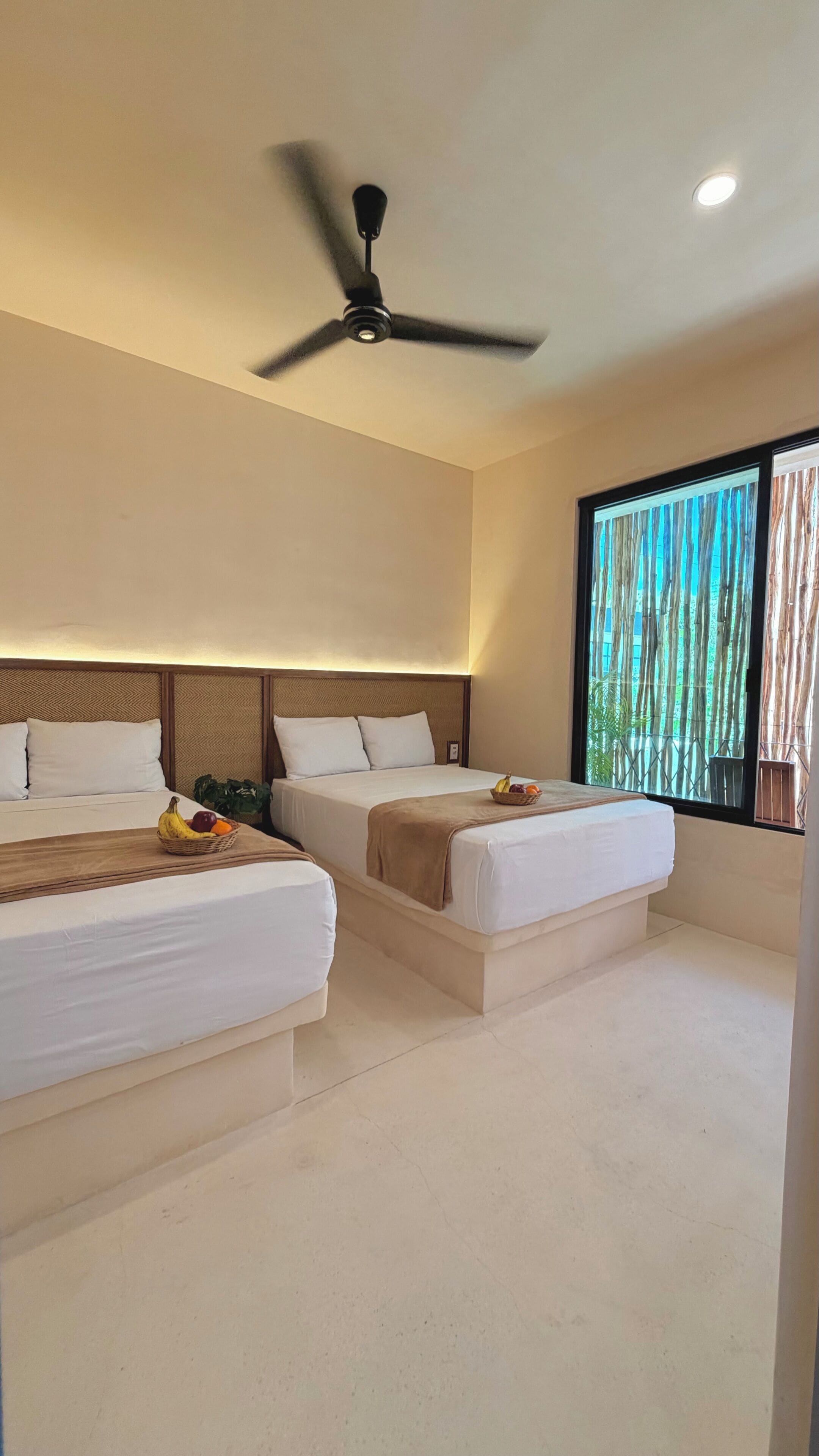 Hypo-allergenic bedding, blackout drapes, iron/ironing board, free WiFi