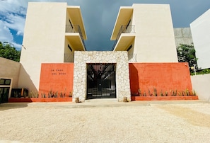 Fassade der Unterkunft