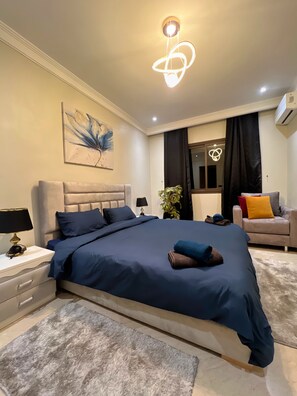 1 Schlafzimmer, Bügeleisen/Bügelbrett, kostenloses WLAN, Bettwäsche