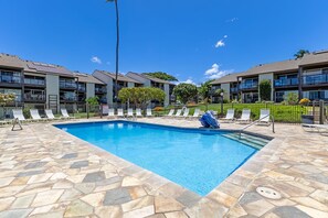Pool - Modern 3BR w/ Ocean Views | Steps to Kamaole III (Kihei)