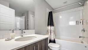 Hair dryer, towels