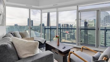 City Apartment | Living area | TV, streaming services