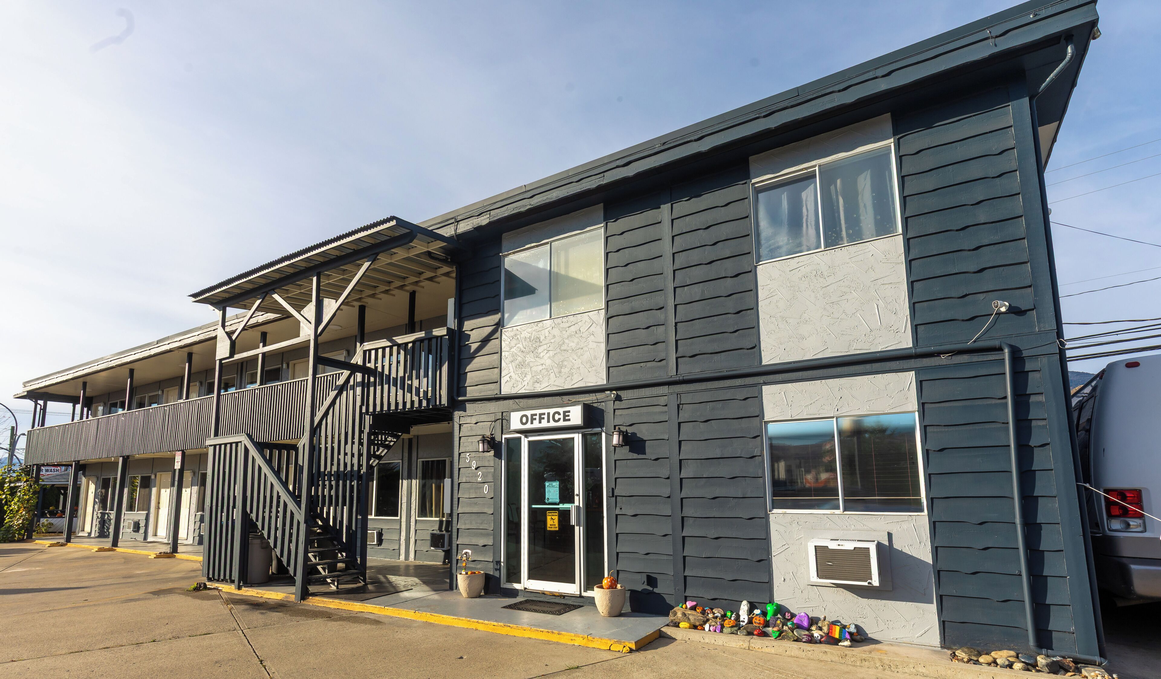 Voorkant van accommodatie