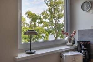Window view from the kitchen – enjoy fresh air and daylight while cooking.

