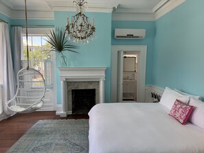 1 غرفة نوم ومكواة/لوح كي وواي فاي مجانًا وملاءات أسرّة