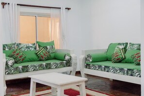 Living area - Three-Bedroom Apartment (Watamu)