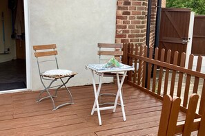 Terrace/patio - Lorton Villa with a Log Burner (St Helens)