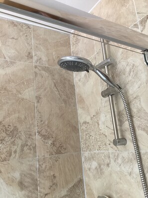 Shower, hair dryer, towels, soap - Lorton Villa with a Log Burner (St Helens)