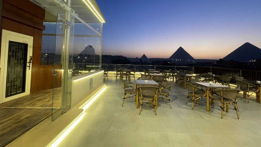 Akhnaton Pyramids View