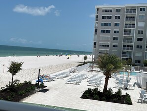 On the beach