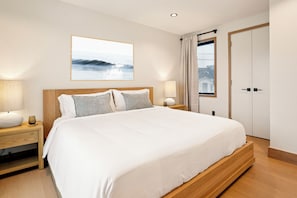 Appartement, 1 slaapkamer, keuken | Luxe beddengoed, pillowtop-bedden, een strijkplank/strijkijzer