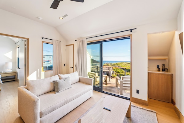 One Bedroom Condo King with Ocean view | Living area | 55-inch Smart TV with digital channels, Netflix, Hulu