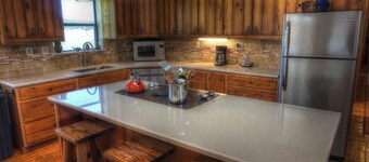 4-bedroom house in Utopia with 450’ of private crystal clear Sabinal river front