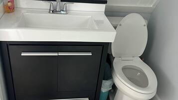 Towels, soap, toilet paper