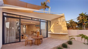 Outdoor dining - WAMA Boutique Hotel - Depa Turrell (Todos Santos)