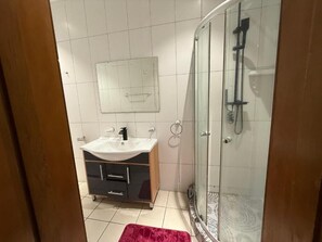 Towels, soap, toilet paper