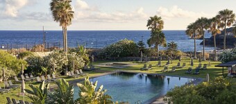 Bright oceanfront bungalow with views, garden and coastal style, 91