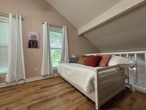 Desk, iron/ironing board, free WiFi, bed sheets