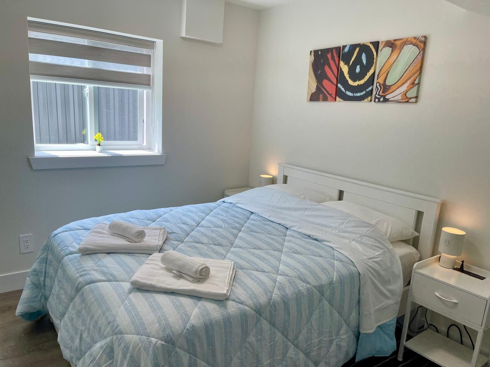 2 bedrooms, iron/ironing board, free WiFi, bed sheets