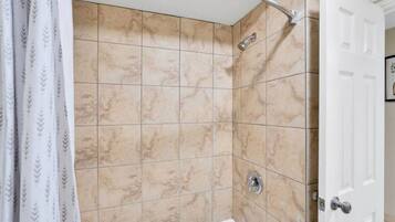 Towels, soap, shampoo, toilet paper