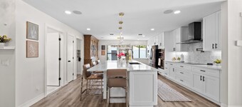 Luxe Coastal Retreat - 4BR w/ Pool, Hot Tub, Arcade & Work Space - 3 mi to beach