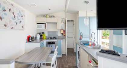 Mobile Home in Veuzain-sur-loire With Garden