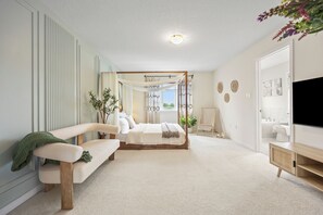 4 bedrooms, in-room safe, iron/ironing board, travel crib