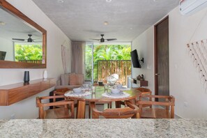 Dining - Fantastic 2BR Retreat with Lush Patio & Private Plunge Pool in Tulum Center (Tulum)