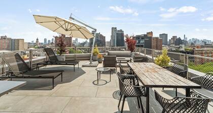 East Village Condo-Park Setting-Full-Floor 3BR/2BA