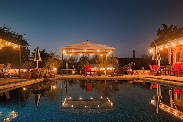 Außenbereich für Bankette