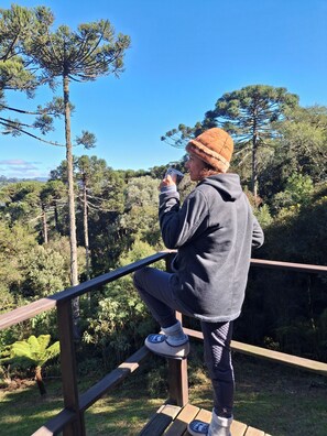 Property grounds - Chalé Canto das Montanhas: complete, full of nature, tranquility and comfort. (Urubici)