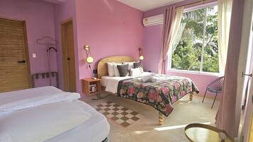 1 habitación y ropa de cama